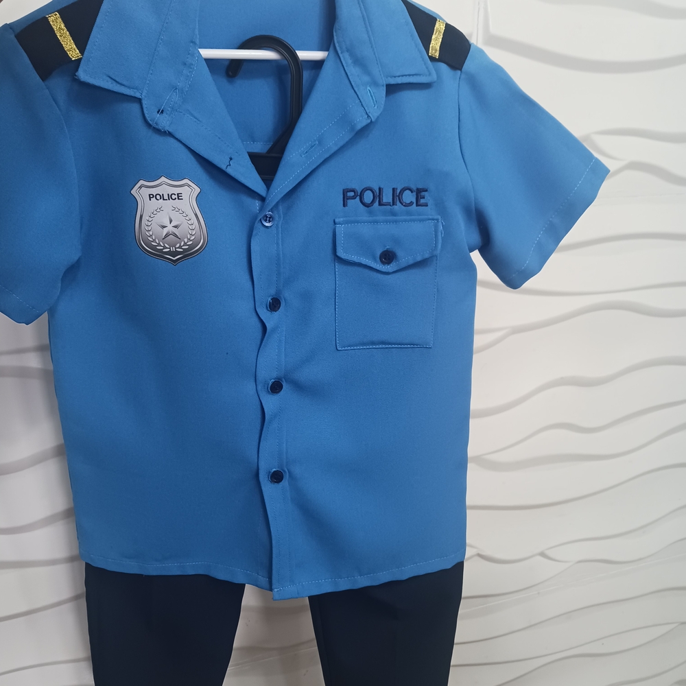 Kids Blue Police Costume